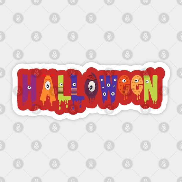 Colorful Halloween Sticker by holidaystore